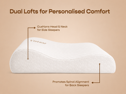 Vistaar™ OrthoCloud Memory Foam Pillow